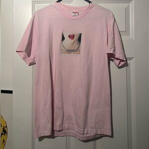 Supreme Light Pink Cotton Tee
